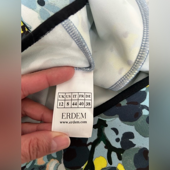 Erdem Size 8 Floral Dress - Picture 7 of 10